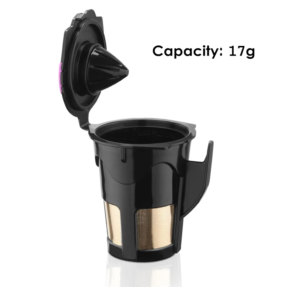 3 шт./лот Кофе фильтр корзины Нержавеющая сталь мех Совместимость Keurig 1.0 и 2.0 К Кубок многоразовые Кофе капсулы держатель для кофе - Цвет: R1 large
