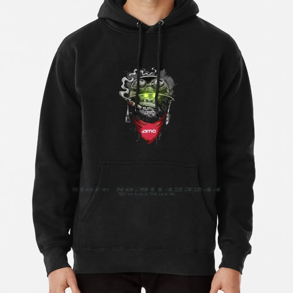 

Amc Ape Hoodie Sweater 6xl Cotton Amc Theaters Wsb Women Teenage Big Size Pullover Sweater 4xl 5xl 6xl