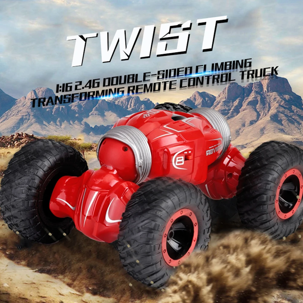 4WD 2,4 ГГц багги RC автомобиль гусеничный преобразования хобби игрушки портативные транспортные средства противоскользящие двухсторонние