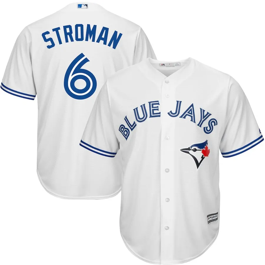 Синий Мужская футболка с принтом "Toronto Marcos Stroman", "Josh Donaldson" - Цвет: Синий