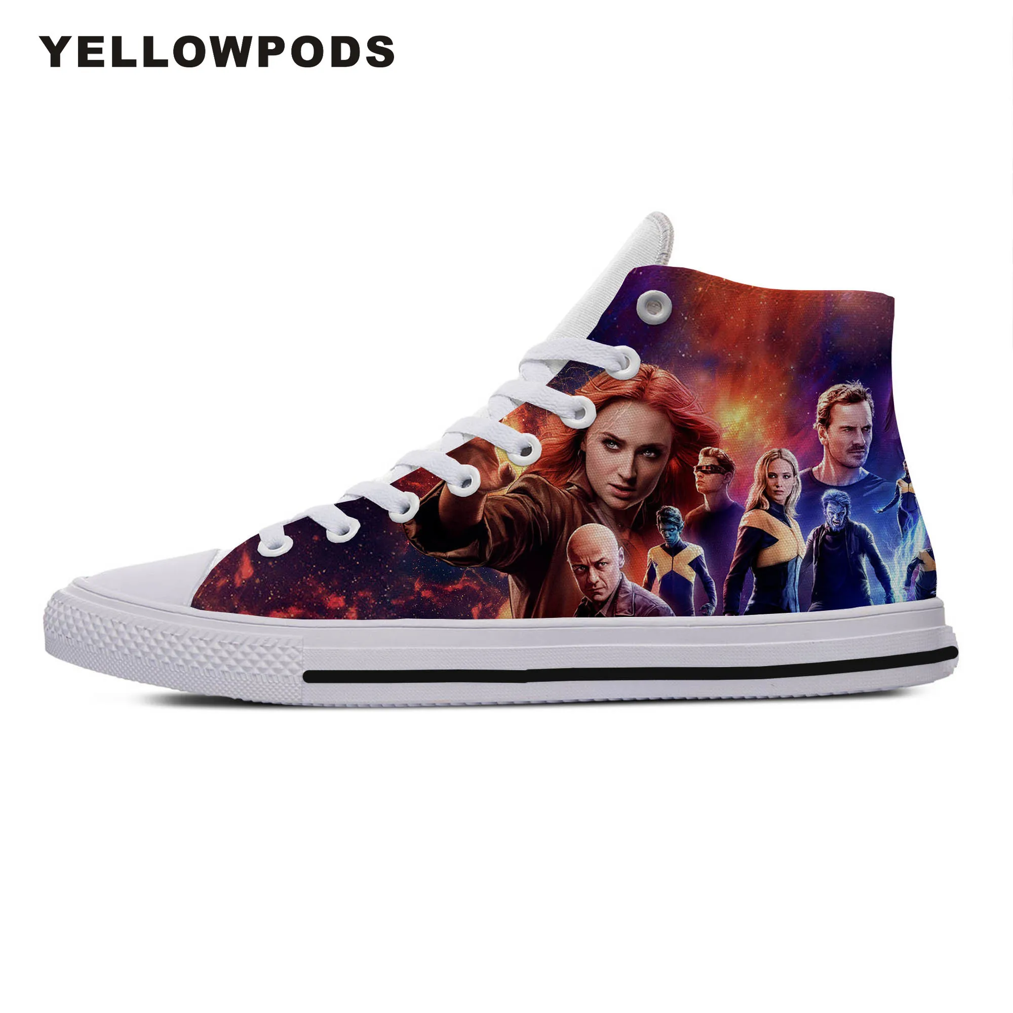 

Men Walking Shoes Customized Your Own Logo/Photo/Image Pattern New Movie X-Dark Phoenix Breathable Men Fashion Diy Your Shoes