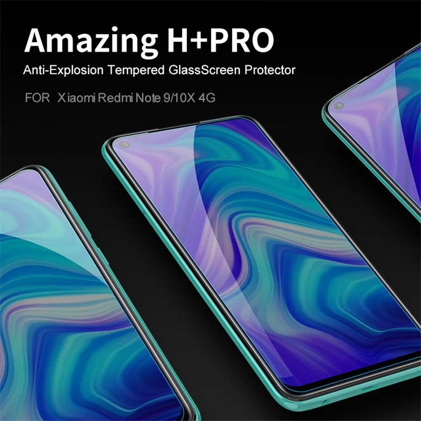Для Xiaomi Redmi 10X 4G Note 9 закаленное стекло NILLKIN Amazing H + Pro устойчивое 2.5D Закаленное