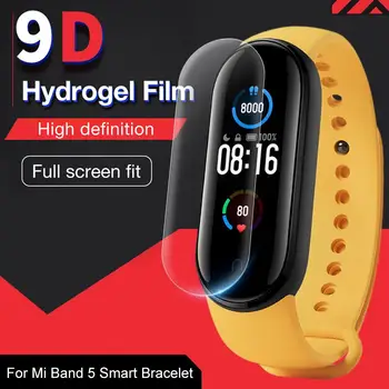 

Full Cover Screen Protector Film For Xiaomi Mi Band 5 Smart Bracelet Nonslip Hydrogel Protective Tempered Film Watch Accessories