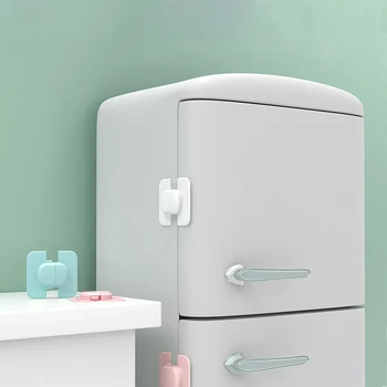 

1Pcs Anti-collision Refrigerator Corner Guards for Baby Safety Multifunction ABS Cabinet Doors Protector Baby Drawer Lock