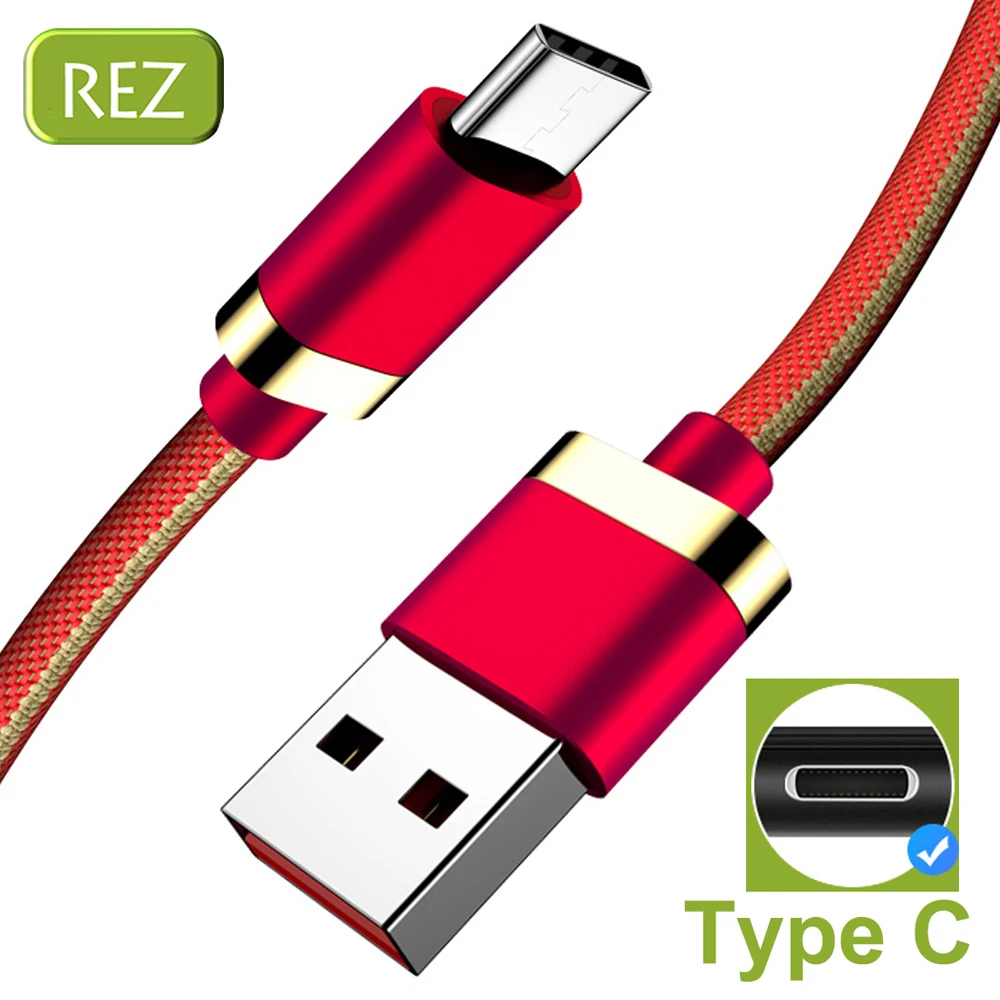 

USB Type C Cable Fast Charging USB Type C Cable for Xiaomi Nylon Type-C Quick Charge Cord for Oneplus USB-C Data Sync Wire Cable