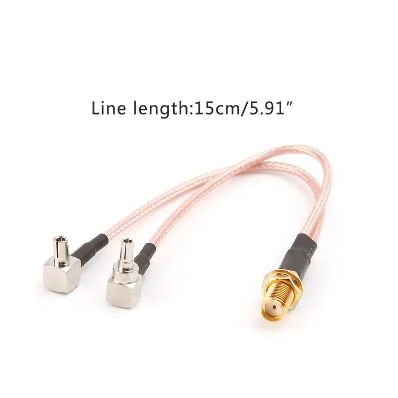 Y Тип SMA женский Джек TS9 & CRC9 Мужской 2 Вилки сплиттер-Сумматор кабель RG316 Pigtail |