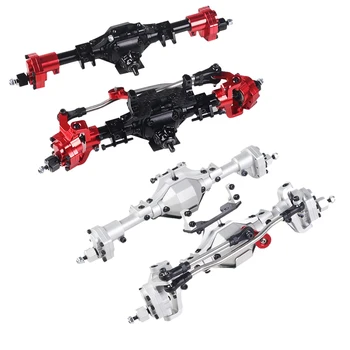 

Aluminum CNC Anodized Full Front Rear Portal Axle for 1/10 RC Crawler Car Axial SCX10 II 90046 90047 Upgrade Parts