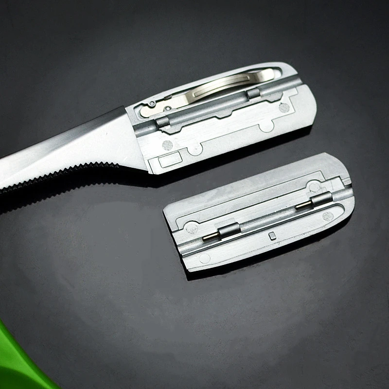 Plastic Handle Barber Blade Holder Folding Shaver Vintage Razor Men Shaving Barber Tool G0131