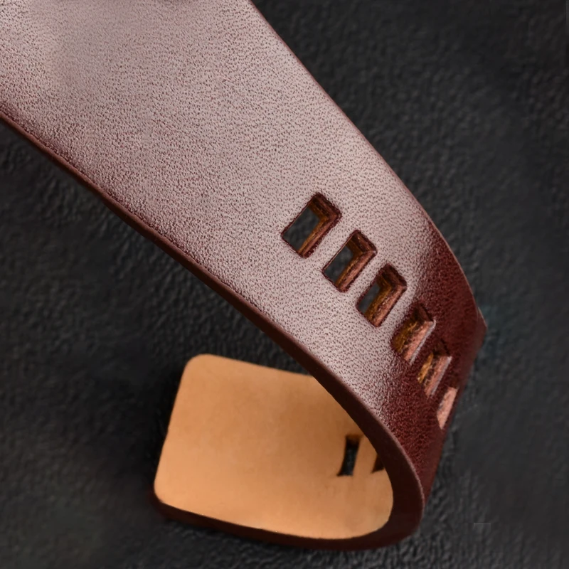 Men's Large Leather Watchband - Premium Watch Strap in Various Sizes