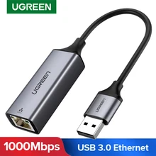 Ugreen USB Ethernet адаптер USB 3.0 2.0 сетевой карты RJ45 LAN для Оконные рамы 10 Сяо Mi коробка 3 nintend коммутатор ethernet usb