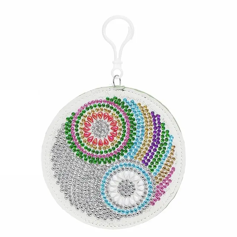 Поделки специальная форма алмазная картина кошелек девушка монета кошелек подарки Подвески Брелок Алмазная вышивка крестиком - Цвет: H