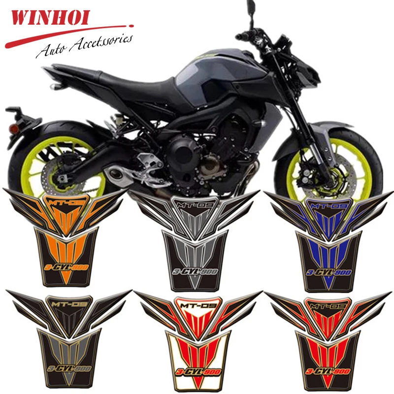3D мотоцикл топливный бак протектор для Yamaha MT09 2013-15 наклейка на Мотоцикл Танк Pad масло для мотоциклов газовые наклейки защитный чехол