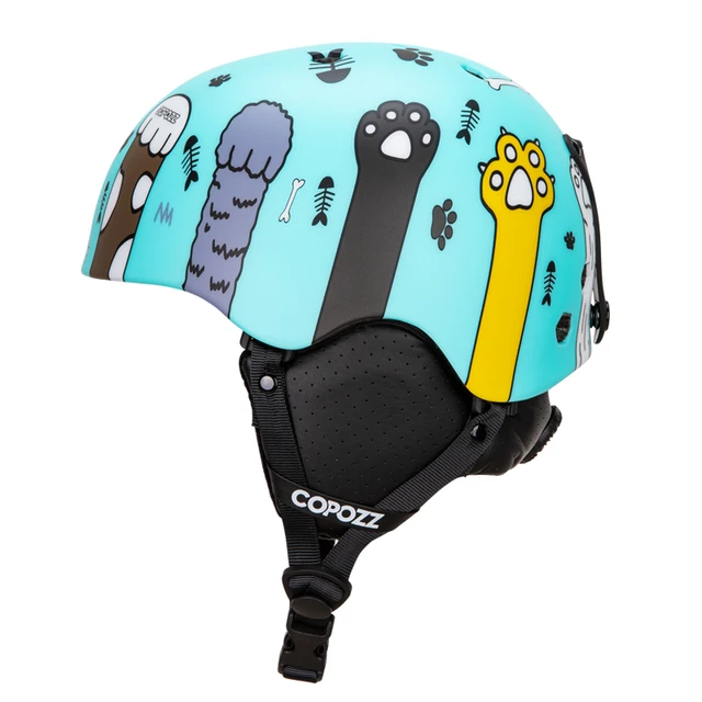 Casco da sci con motivo personalizzato con certificato casco da Snowboard  da neve modellato interamente 50 58CM ciclismo sci bambini donne adulte|Ski  Helmets| - AliExpress