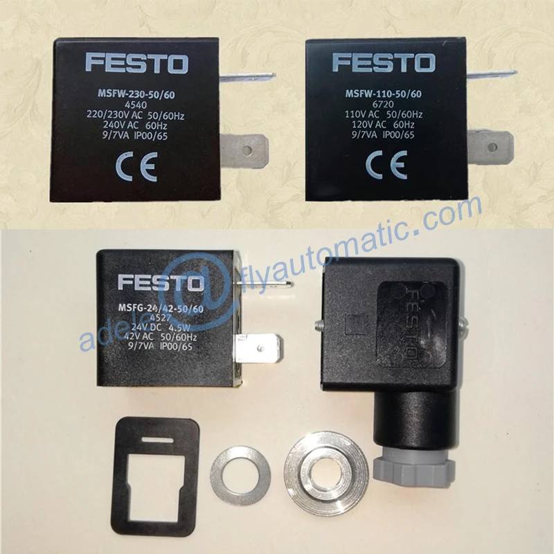 MSFG-24/42-50/60 4527 MSFW-230-50/60 4540 AC110V 6720 MSFG/MSFW MSF соленоидная катушка для FESTO соленоидная катушка JMFH-5-1/8-B