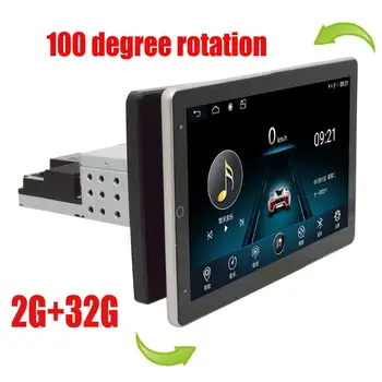 

1din 10.1" Android 9.1 Car Radio Multimedia Player Universal Car Audio Stereo GPS Navigation Wifi Bluetooth MP5 Player Head Unit