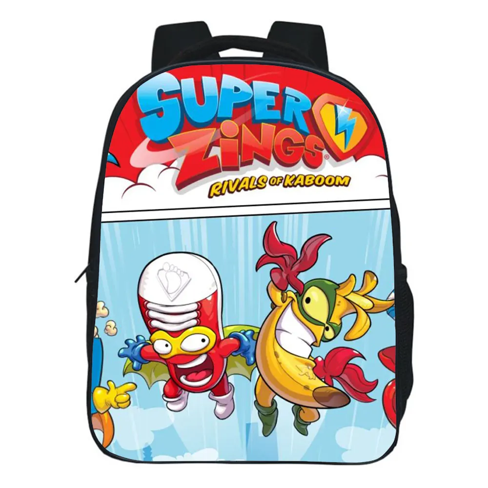 New Superzings Series 7 Kindergarten Backpack Kids Super Things School Bags Childs Rucksack Toddler Cartoon Bookbag Gift Unisex