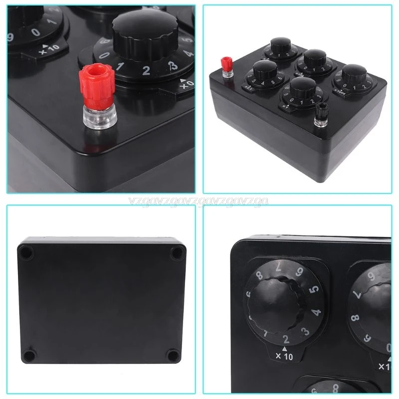 0-9999.9 Ohm Variable Resistance Box Decade Resistor Experimental Equipment For Physical Resistance Box S05 19 Dropship,resistance box