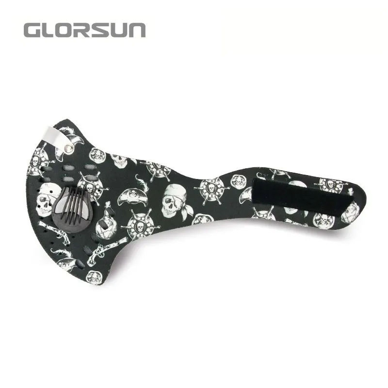 005E02802 GLORSUN маска от пыли n99 неопреновый смог туман мотоцикл езда лицо рот анти n99 воздушный фильтр анти запах смога дымовая маска - Цвет: 005E02802