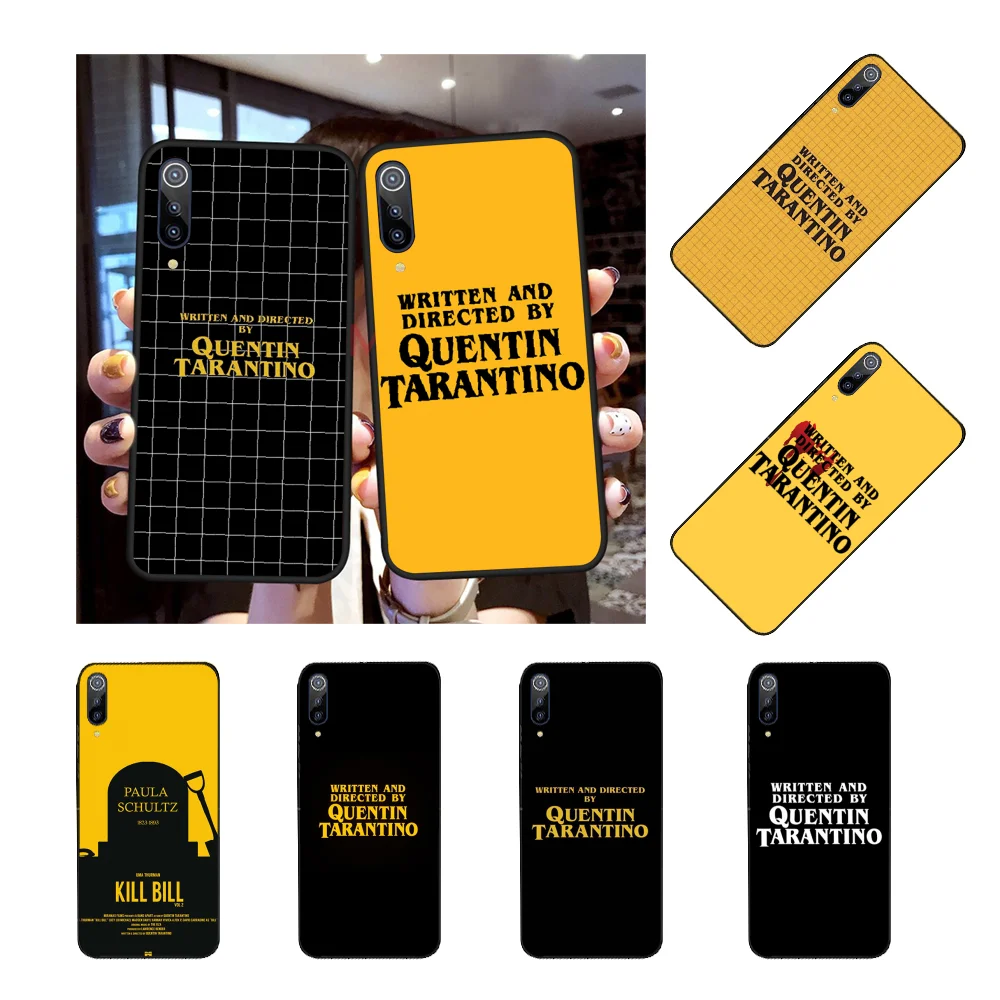 NBDRUICAI написанный Quentin Tarantino черный чехол для телефона Redmi Note 8 8A 7 6 6A 5 5A 4 4X 4A Go Pro Plus