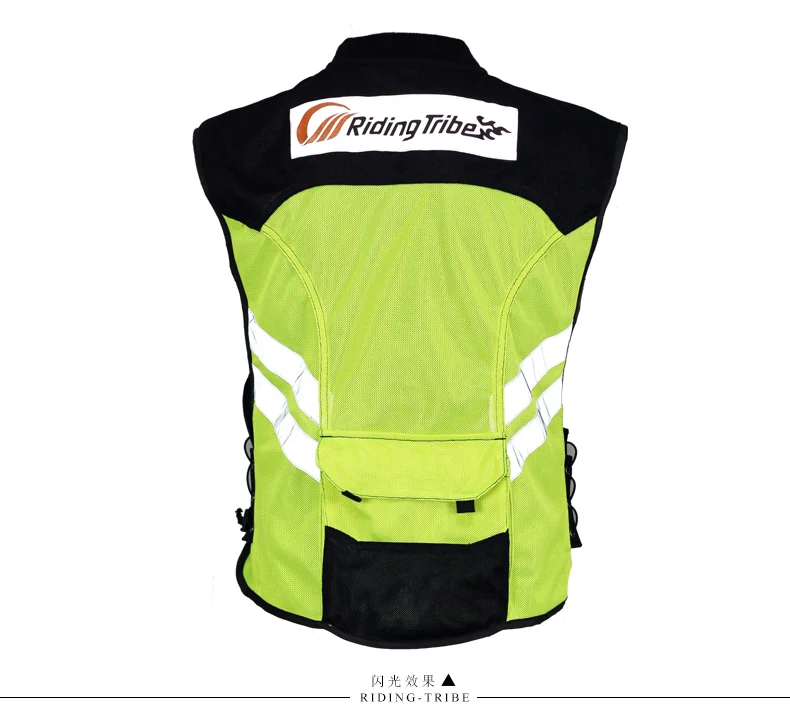 Moto светоотражающий жилет куртка мотоцикла безопасности жилет Предупреждение Костюмы, чтобы вы были заметны жилет командная форма Внедорожный гоночный жилет