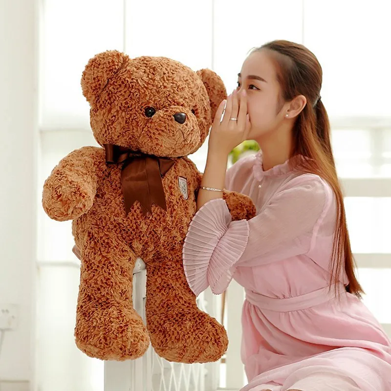 

Hot Selling Ribbon Teddy Bear Creative Cartoon Plush Toy Doll-Processing Customizable Logo Recruit Agents