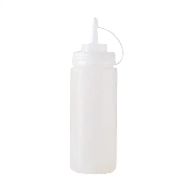 1pc 240ml Plastic Sauce Bottle Squeeze Pot Squeeze Pot Chocolate Sauce Bottle Jam Tomato Salad Bottle Squeeze Bottle A