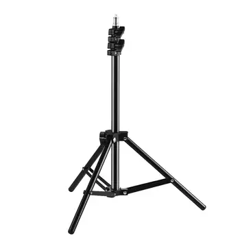 

PULUZ 1.1m 4 -Level Working Height Tripod Stand 1/4inch Mount Holder For Selfie Ring Light Vlogging Video Light Live Broadcast