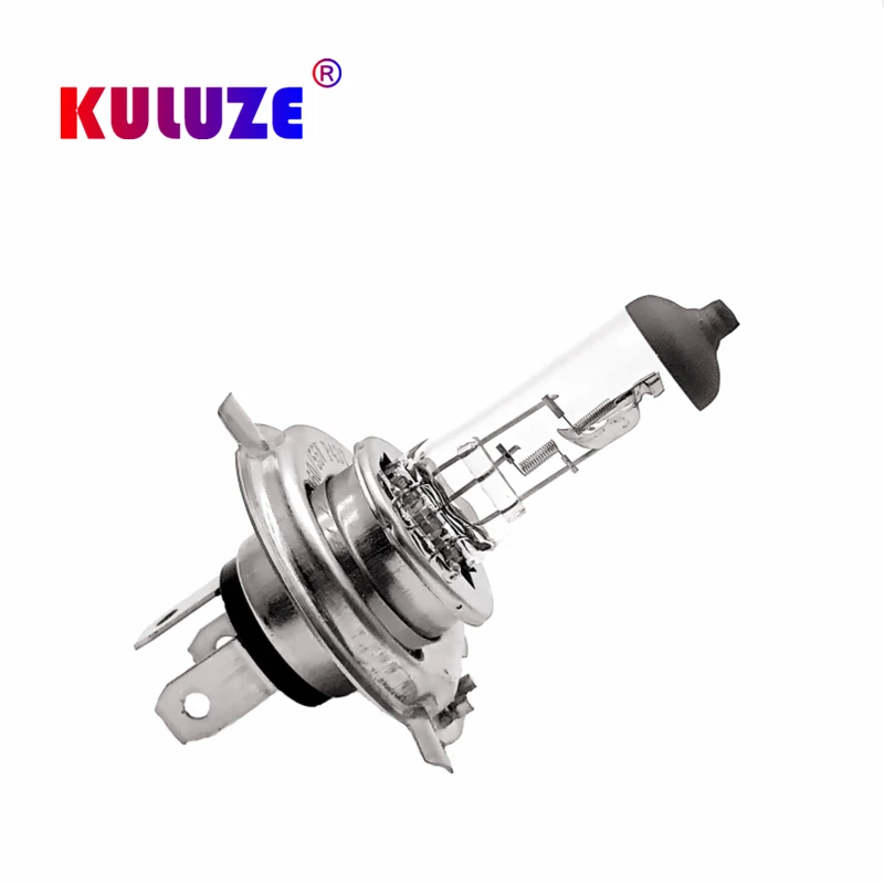 2Pcs H4 Automobile Bulb 3500K Clear Headlamp 12V 60/55W P43t High And Low Light Quartz Car Light 2