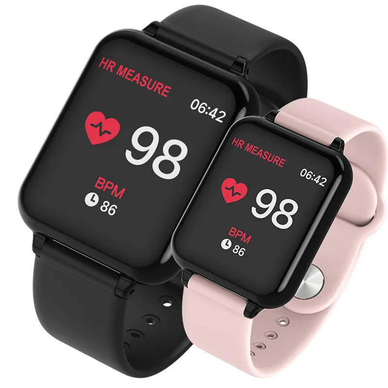 

B57 Smart Watch Blood Pressure Fitness Tracker Heart Rate Tracker IP67 Waterproof Bluetooth Smart Bracelet Sport Wristwatch