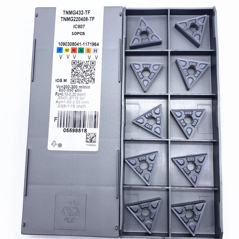 20 шт. TNMG220408 TF IC907/ IC908 внешние токарные инструменты tnmg 220408 фоторезак режущий