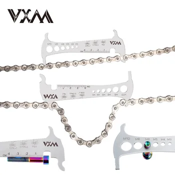 

VXM Mountain Bike Bicycle Chain Wear Measure Gauge Ruler Indicator Tool Repair Maintenance Utensil