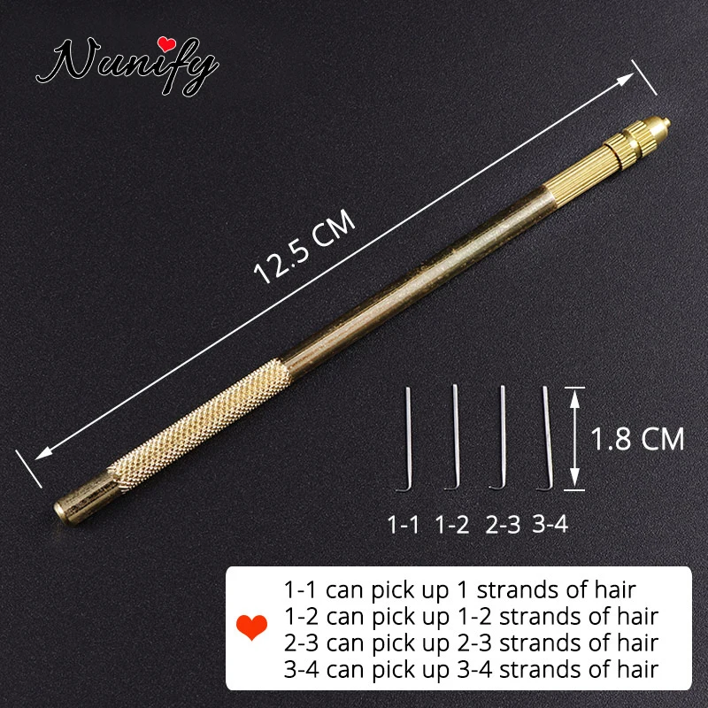 Ventilating Needle For wig making Detachable Metal Wig Making Repair Needles For Wig Making Hair extention tools hair extensions tool lace wig needles wig making t pins
