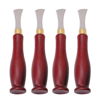 

Leather Craft DIY Shallow Round Handle Edge Creasing Press Line Tool 1.0-2.5mm