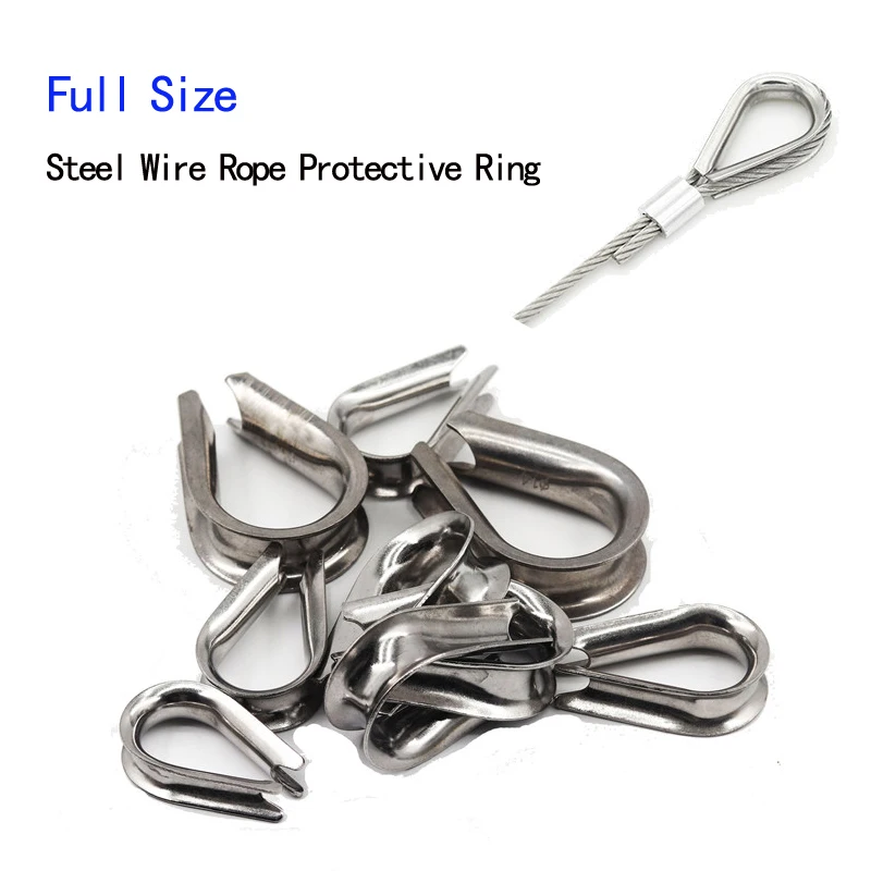 Full Size 304 Stainless Steel Wire Rope Protective Sleeve Cable ...