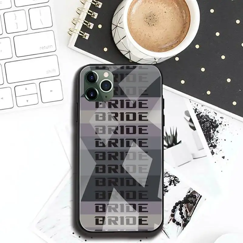 cute iphone cases Cô Dâu Jdm Ốp Lưng Điện Thoại Kính Cường Lực Cho iPhone 12 Max Pro Mini 11 Pro XR XS MAX 8X7 6 6S 6 Plus SE 2020 Ốp Lưng casely phone cases Cases For iPhone