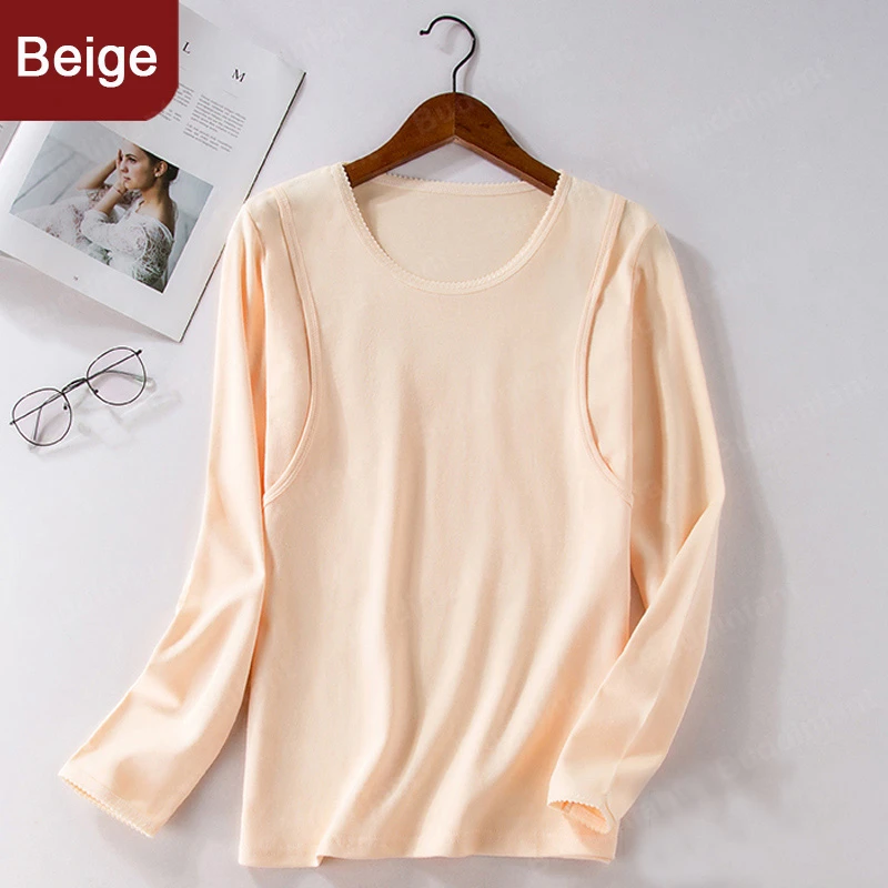 B Beige Одежда для сна для беременных и кормящих; пижамы для беременных женщин; ночная рубашка для кормящих матерей; домашняя одежда из хлопка - Цвет: B Beige