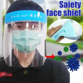 

Transparent Adjustable Full Face Anti-fog Protective Face Shield Made of Plastic