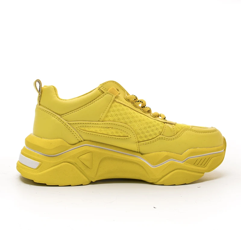 Fujin women's platform sneaers Causal Shoes walking Increasing 5CM INS Sneakers Height Platform Breathable vulcanize Sneakers