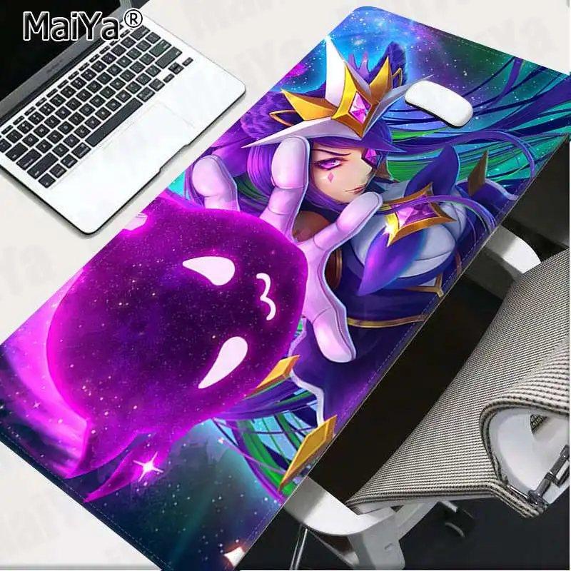 Maiya syndra league of legends коврик для мыши с запирающимся краем игровой коврик для мыши с скоростью/управлением большой игровой коврик для мыши