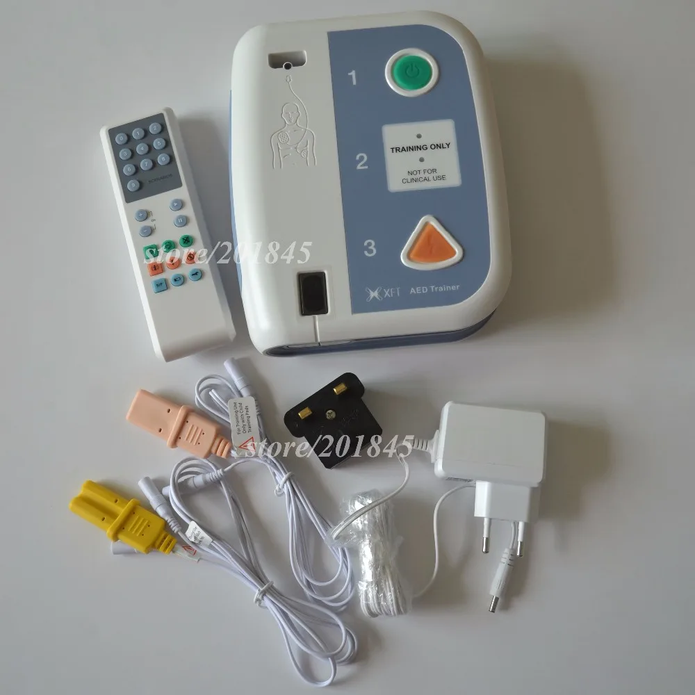 XFT-120C+ Multifunctional AED Trainer First Aid Training Teaching Device CPR Practice Machine With Electrode Pads For Emergency 4