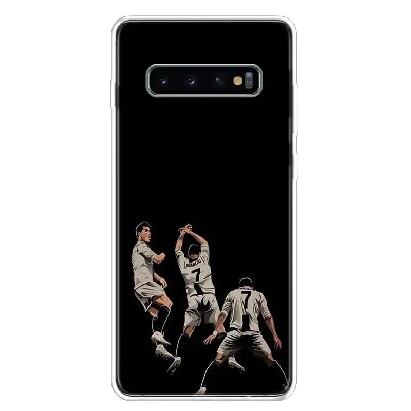 CR7 Криштиану Роналду крышка чехол для телефона для samsung Galaxy S10+ Note 10 9 8 S9 S8 J4 J6 J8 плюс S7 S6 корпус под плетенную сумку - Цвет: TW108-10