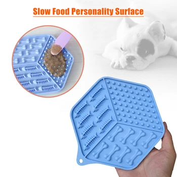 

Newl Dog Slow Feeder Bowl Non Slip Anti-Gulping Pet Slower Food Feeding Durable Preventing Choking Healthy Design Dishes TE889