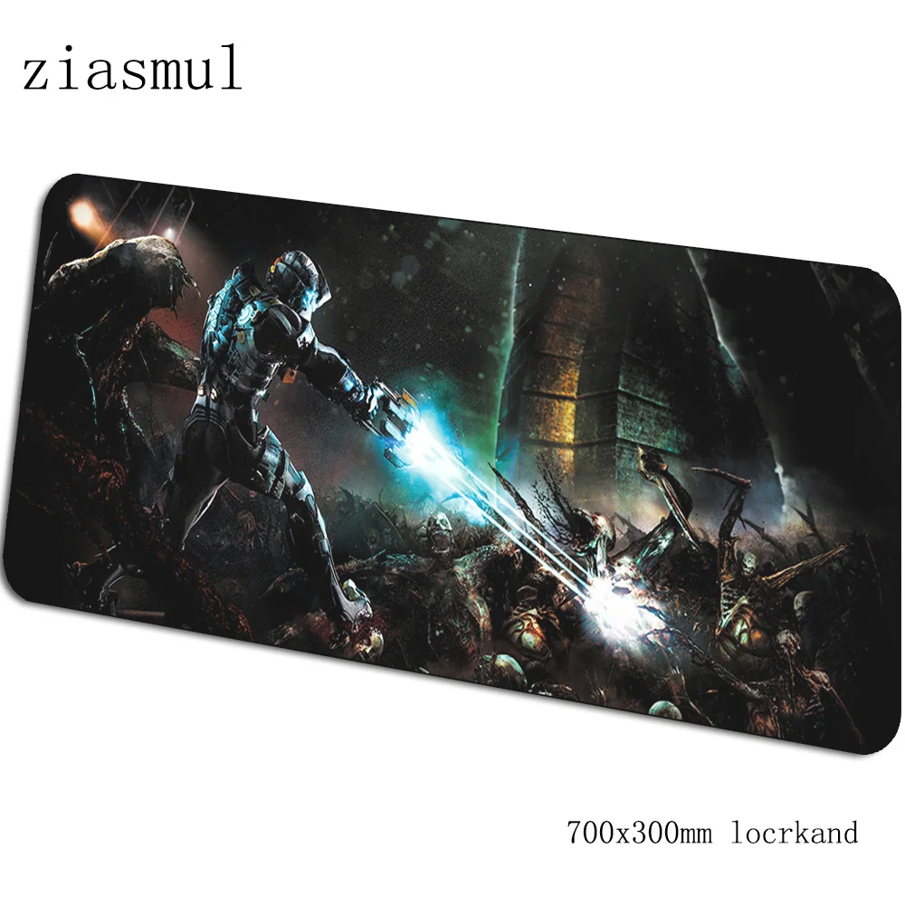 Коврик для мыши dead space, высококачественный компьютерный коврик, 700x300x3 мм, игровой коврик для мыши, Большой HD принт, падмаус, клавиатура, игры, ПК, геймерский стол - Цвет: pattern 1
