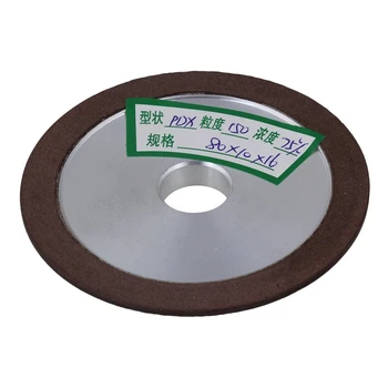 

80x10x16mm 150Grit Cutting Deburring One Side Tapered Diamond Grinding Wheel