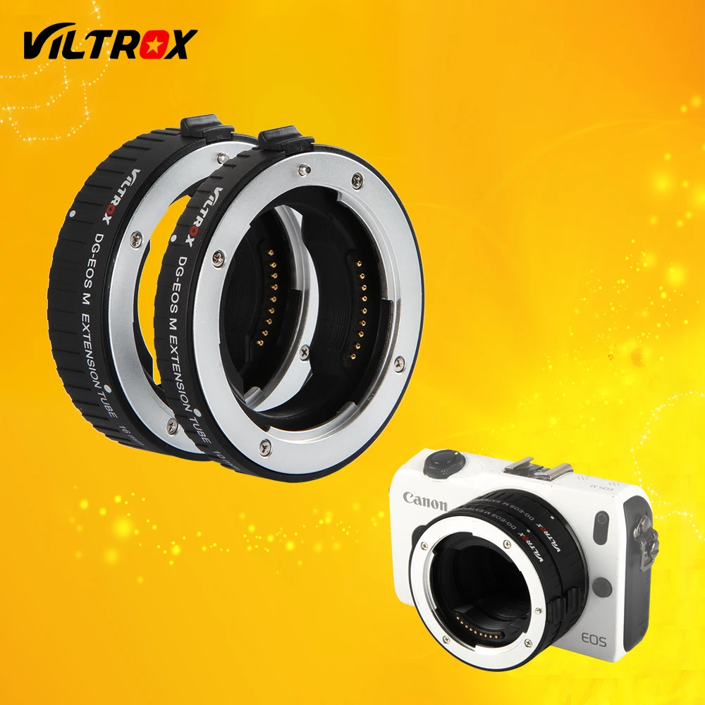 Viltrox DG-EOS M Автофокус Макро Удлинитель объектива адаптер для Canon EOS объектив M2 M3 M5 M6