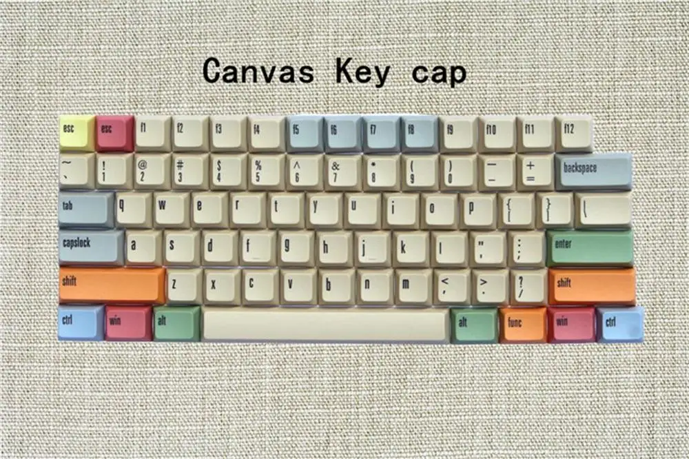PBT SA Keycaps XDAS Highly Sublimation Canvas Large Full set of 108keys key cap 2
