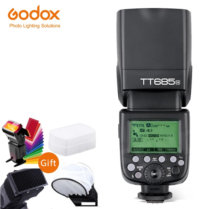 Godox TT685 TT685C TT685N TT685S TT685F TT685O Вспышка ttl HSS камера Вспышка speedlite для Canon Nikon sony Fuji Olympus камера