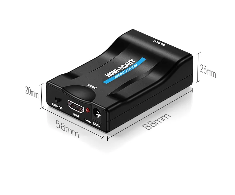 Прямая поставка с фабрики hdmi в scart конвертер 1080P hd видео конвертер hdmi в scart