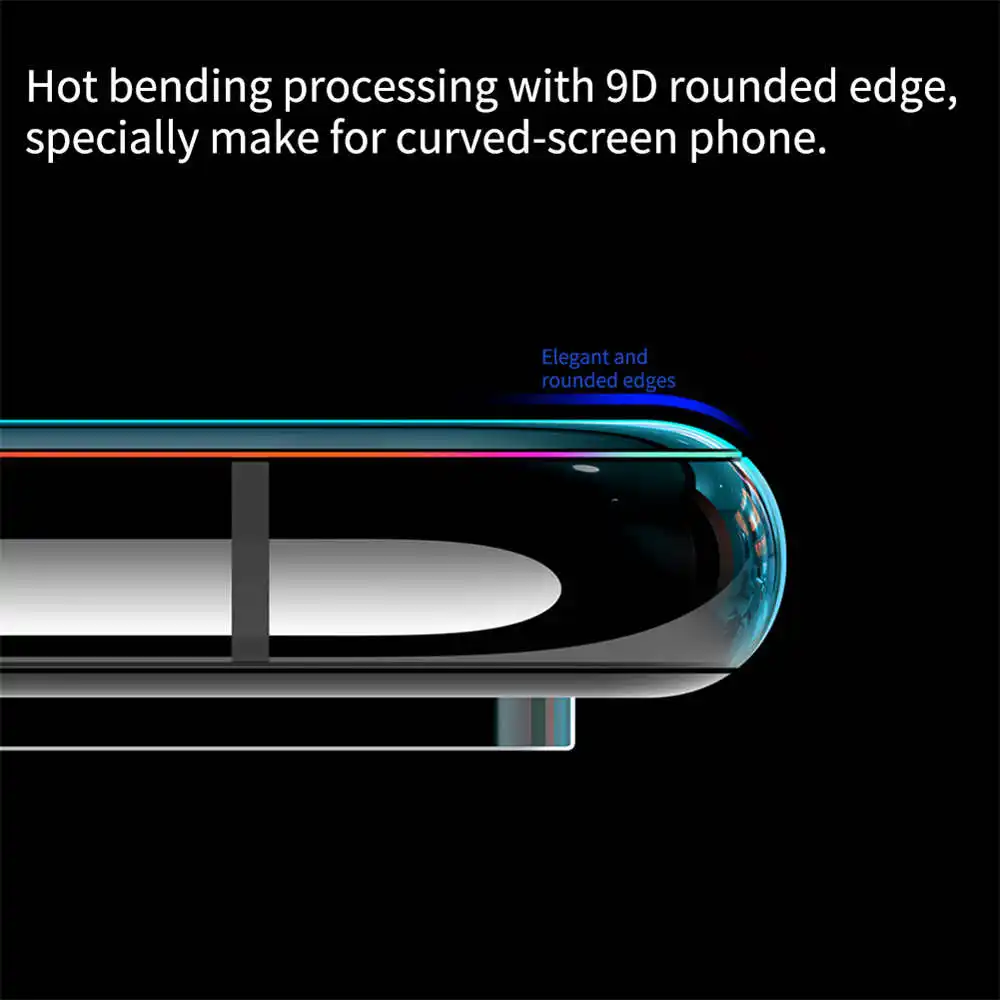 NILLKIN полностью покрытый 3D DS MAX 9H протектор экрана из закаленного стекла Arc Edge для телефонов samsung Galaxy Note 9 8 S9 Plus