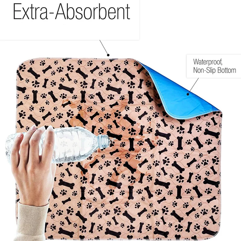 Дропшиппинг водонепроницаемые Многоразовые коврики для собаки коврик мочи